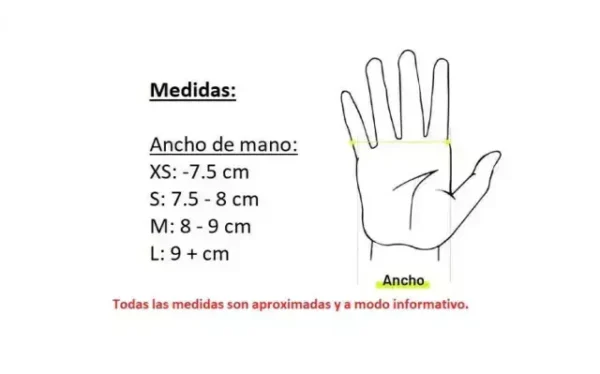 GUANTE BRABO F5 PRO MANO IZQUIERDA BLANCO - Image 4