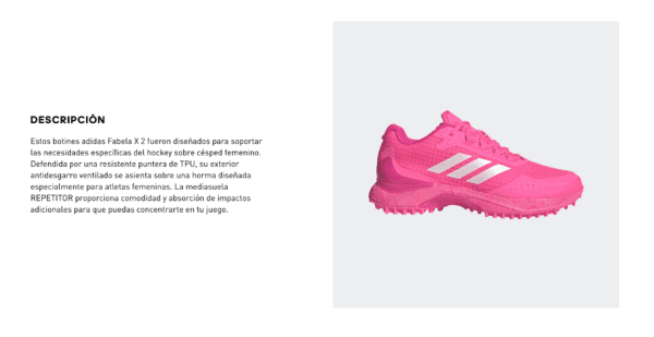Botines ADIDAS  Fabela X 2 - Imagen 12